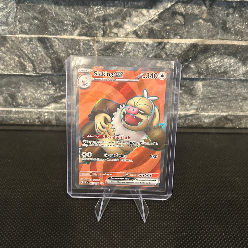 Pokemon Slaking EX Full Art 227/191 from‎ Surging Sparks Set M/NM